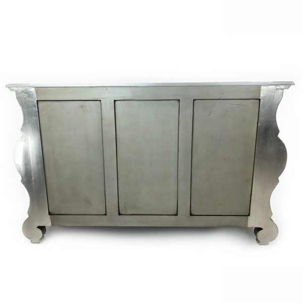 Hollywood Metallic Silver 3 Drawer Chest