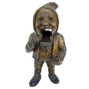 Demonstrating Open Mouth on Black Forest Hand Carved Nutcracker c.1920s