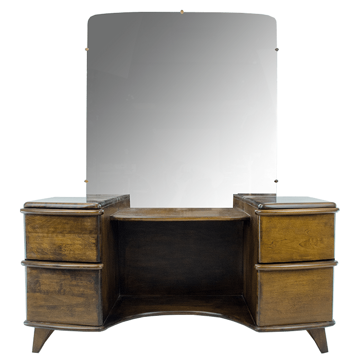 Heywood Wakefield Miami Collection, Heywood Wakefield Vanity With Mirror