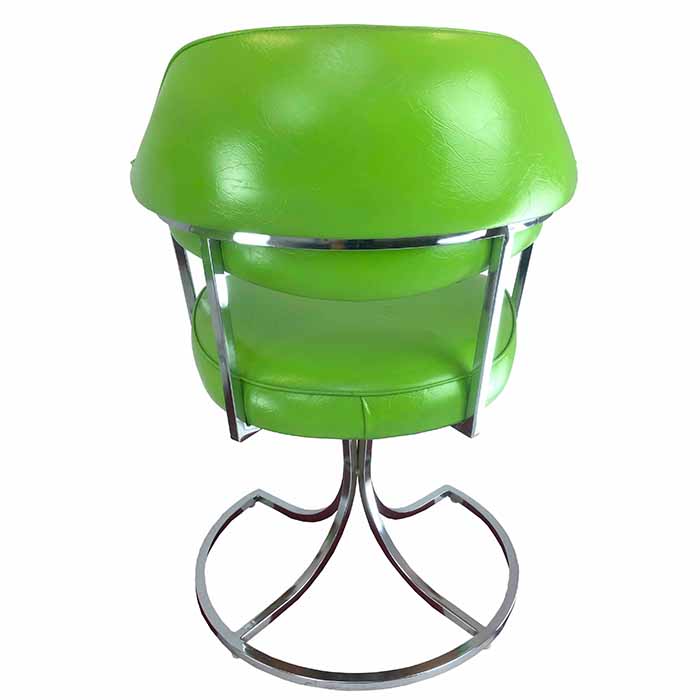 Pair of Lime Green Vintage Swivel Chairs | Avonlea ...