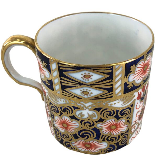 Royal Crown Derby Traditional Imari Demitasse Cup and Saucer