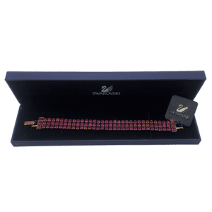Vintage Swarovski Multi-Row Rhinestone Bracelet