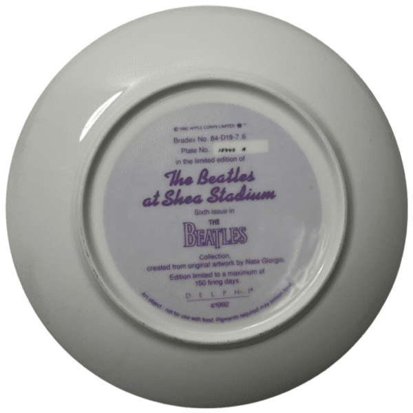 "The Beatles At Shea Stadium" Collectors Plate by Delphi