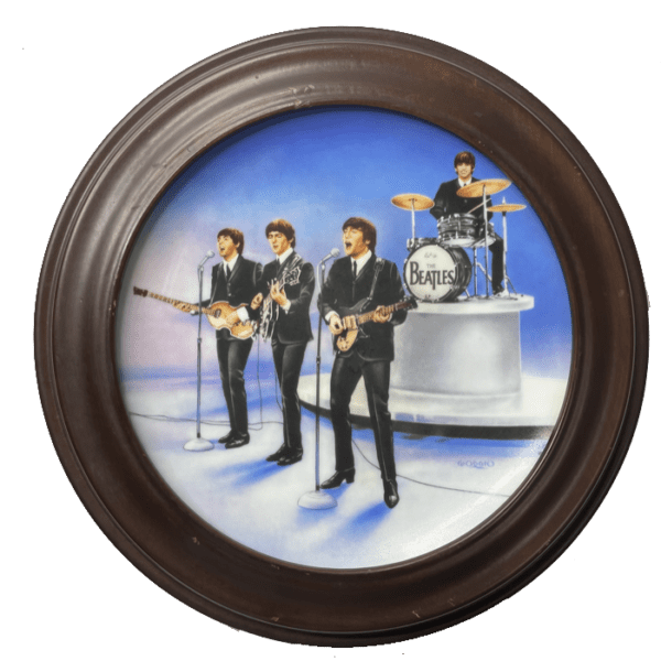 The Beatles "Live In Concert" Collectors Plate by Delphi