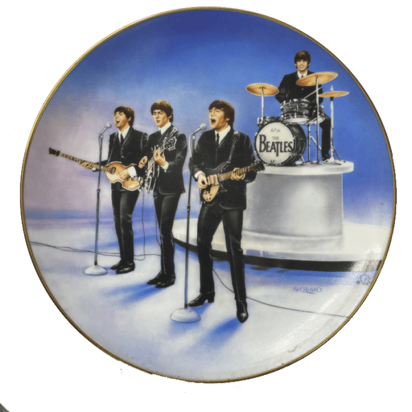 The Beatles "Live In Concert" Collectors Plate by Delphi