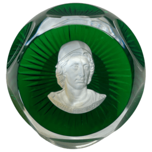 Franklin Mint and Baccarat 1975 Sulfide Alexander the Great Paperweight