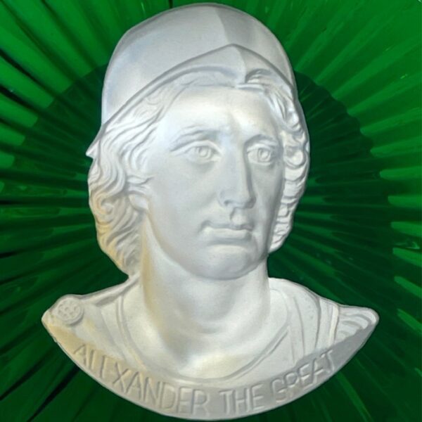 Franklin Mint and Baccarat 1975 Sulfide Alexander the Great Paperweight