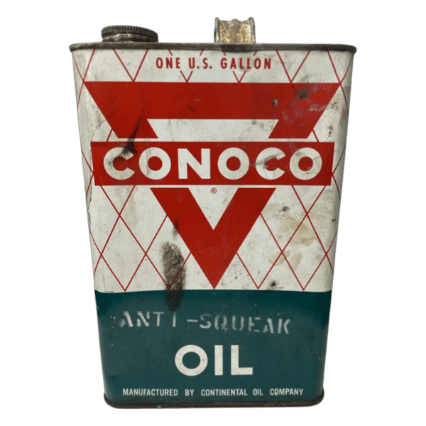 A Conoco One U.S Gallon Oil Can by Continental Oil Company