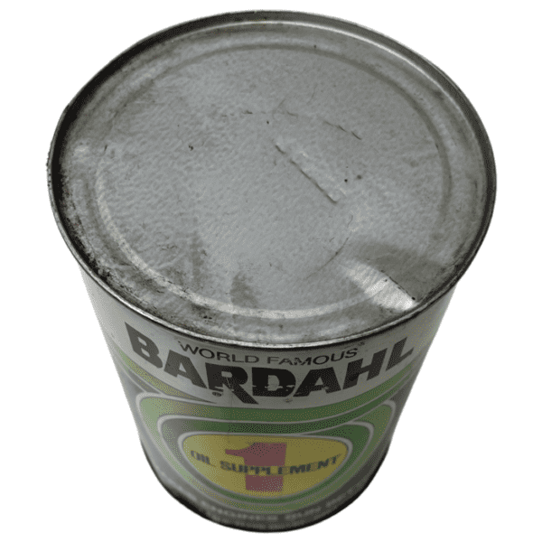 1950s World Famous Bardahl 1 Fluid Quart Oil Can Unopened