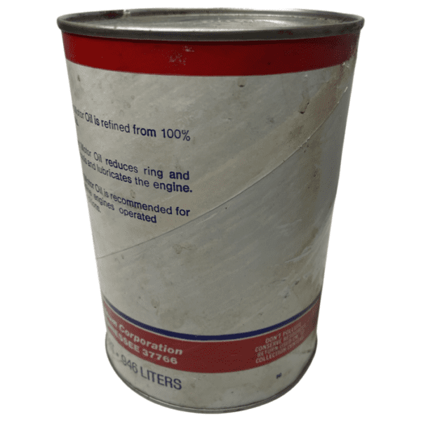 Rare LaFollette Tennessee Shelby Petroleum Sail Motor Oil Quart Can