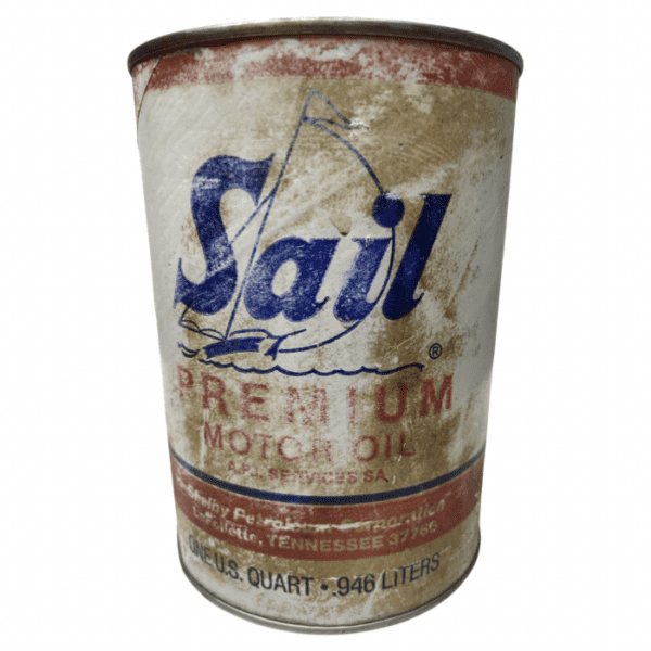 Rare LaFollette Tennessee Shelby Petroleum Sail Motor Oil Quart Can
