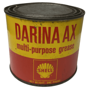 Vintage One Pound Shell Darina AX Multi-Purpose Grease Can Unopened