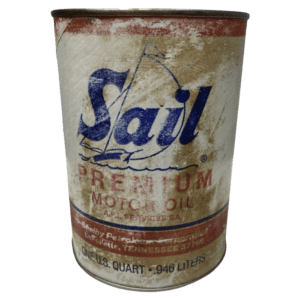 Rare LaFollette Tennessee Shelby Petroleum Sail Motor Oil Quart Can