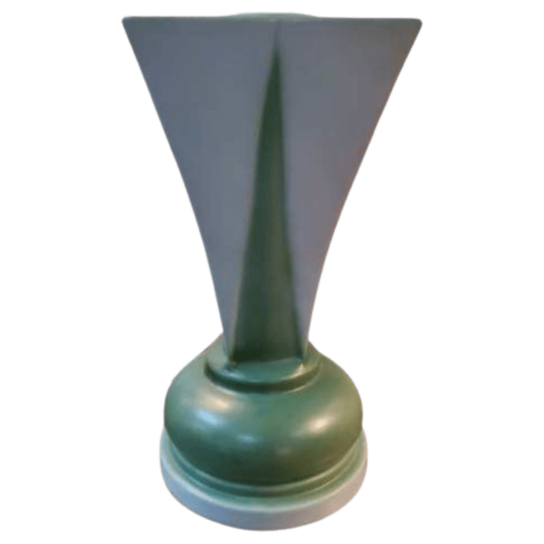 Roseville Futura 1928 Art Deco Pottery Shooting Star Vase