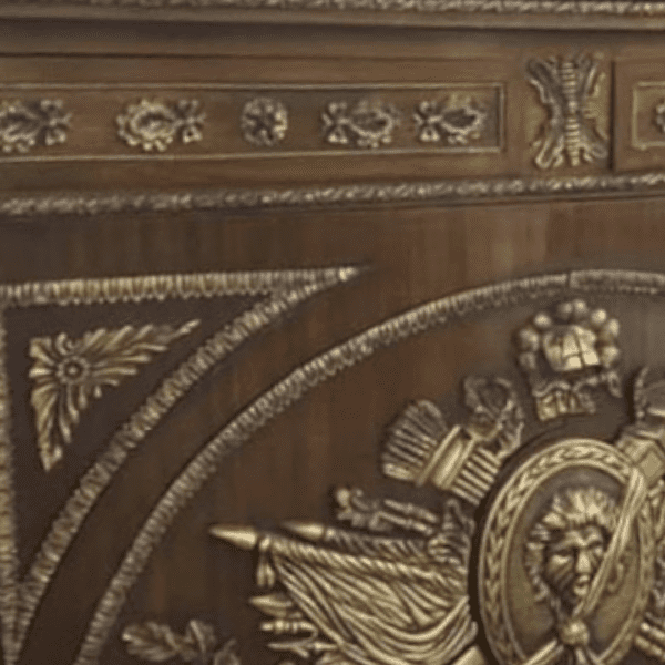 Palatial Louis XVI Inspired Kingwood and Ormolu Mounted Cabinet