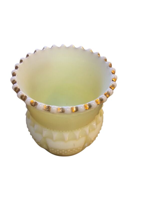 EAPG TOOTHPICK HOLDER IN THE COLUMBIA OR QUIHOTE PATTERN: