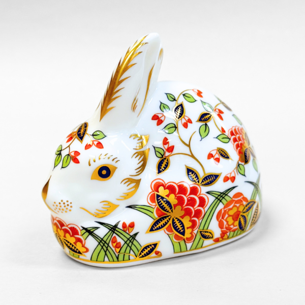 Royal Crown Derby 'Meadow Rabbit' Figurine - Image 3