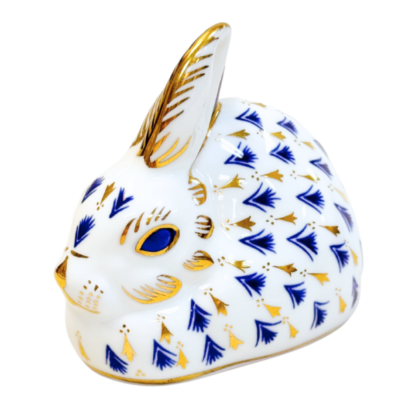 Royal Crown Derby Imari Rabbit Paperweight