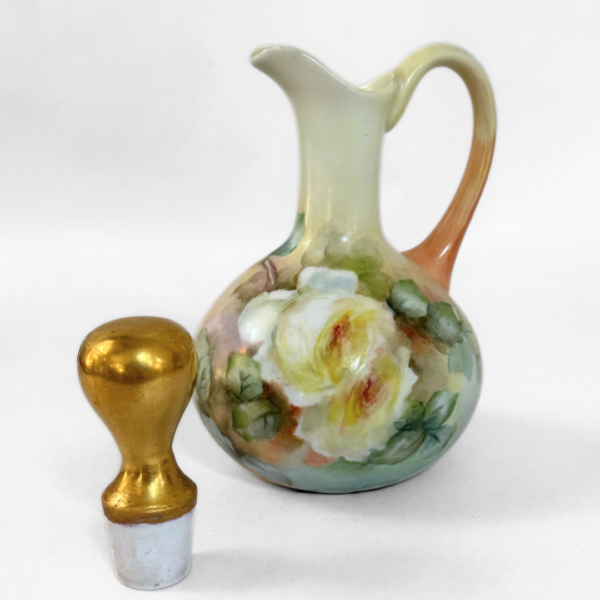 French Porcelain Hand-painted Cruet - Image 4