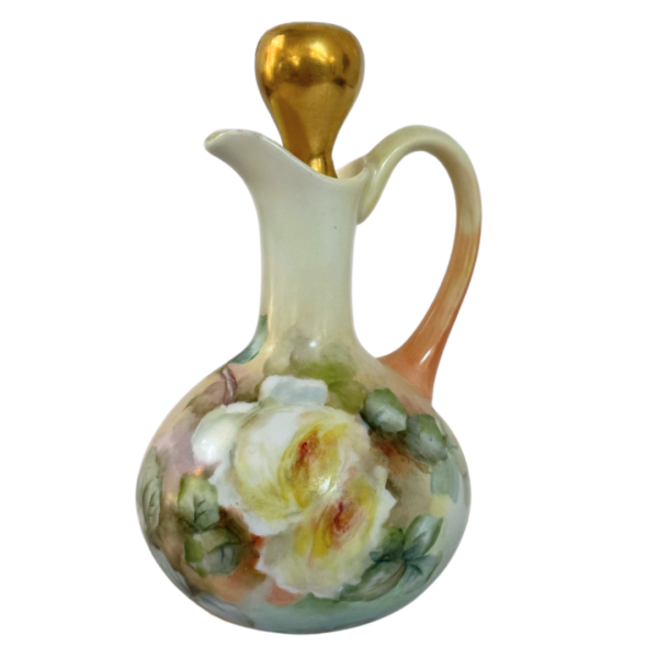 French Porcelain Hand-painted Cruet