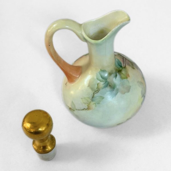 French Porcelain Hand-painted Cruet - Image 5