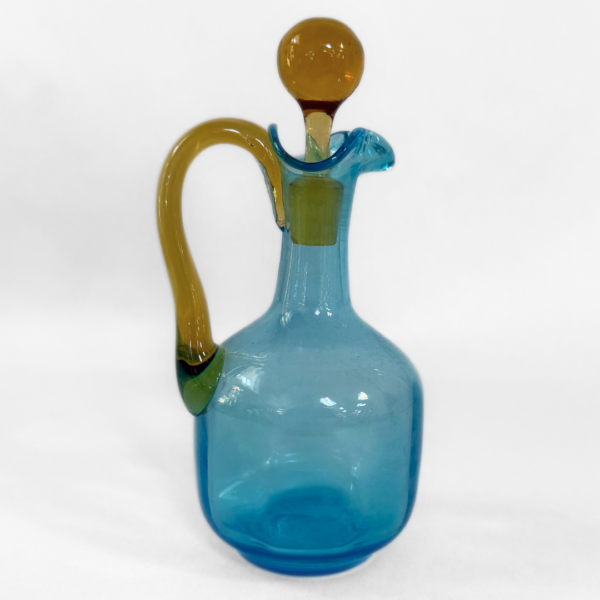 Bohemian Art Glass Cruet - Image 5