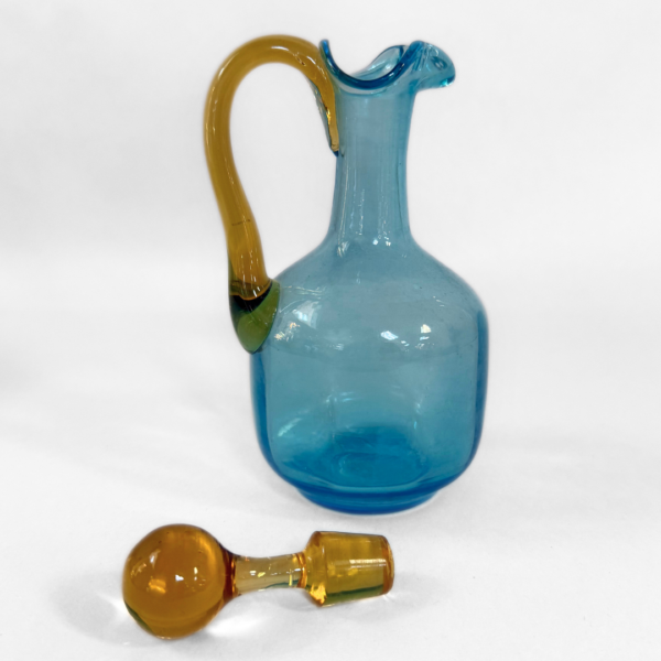 Bohemian Art Glass Cruet - Image 6