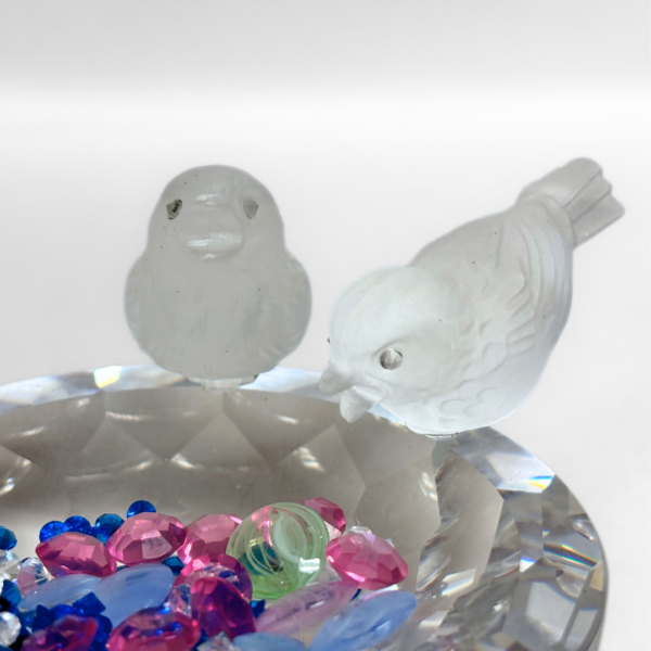Swarovski "Feathered Friends" Crystal Bird Bath - Image 6