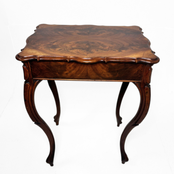 High-End Georgian Style Replica Mahogany Sewing Table - Image 7