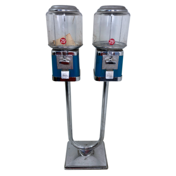 Retro Beaver Double Gumball Machine