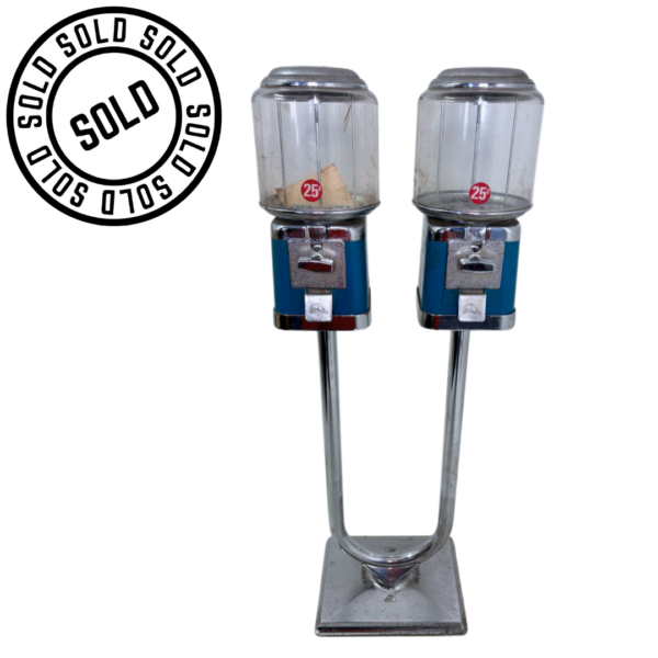 Retro Beaver Double Gumball Machine