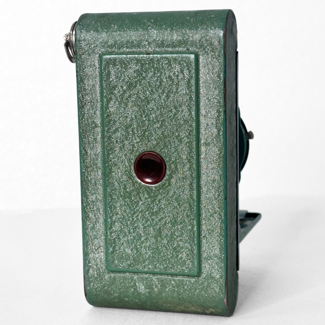 Antique Teal Kodak Rainbow Hawk-Eye Vest Pocket Camera - Image 5