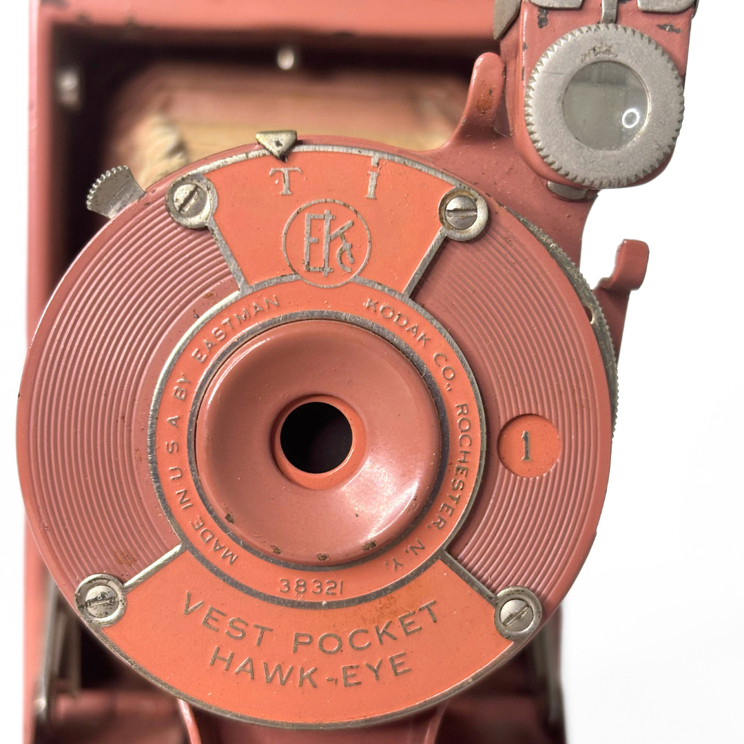 Antique Rose Kodak Rainbow Hawk-Eye Vest Pocket Camera - Image 7