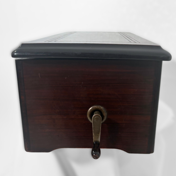 19th Century Swiss cylinder music box, plays 8 songs - Image 5